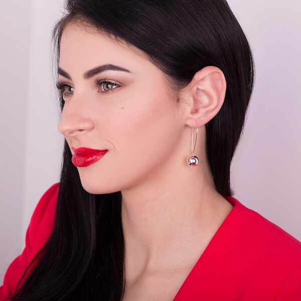 Серебряные серьги без вставок Серебряные серьги без вставок