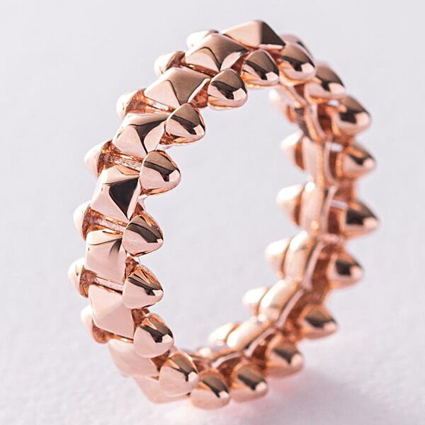 Массивное кольцо Клеш из красного золота без вставок 039277 детальное изображение ювелирного изделия Золотые кольца без вставок Массивное кольцо Клеш из красного золота без вставок 039277 детальное изображение ювелирного изделия Золотые кольца без вставок