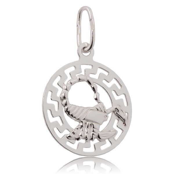 Серебряный кулон Скорпион 024220 детальное изображение ювелирного изделия Серебряные подвески знаки зодиака Серебряный кулон Скорпион 024220 детальное изображение ювелирного изделия Серебряные подвески знаки зодиака