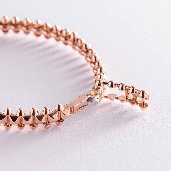 Браслет "Тереза" в червоному золоті 038502 детальне зображення ювелірного виробу