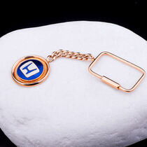 обзорное фото Золотой брелок Honda с эмалью 033011 Брелок из золота обзорное фото Золотой брелок Honda с эмалью 033011  Брелок из золота