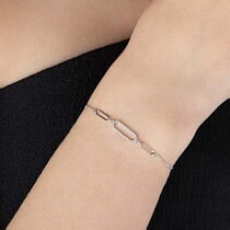 обзорное фото Изящный бриллиантовый браслет из белого золота 585 пробы 039192 Золотые браслеты с бриллиантом обзорное фото Изящный бриллиантовый браслет из белого золота 585 пробы 039192  Золотые браслеты с бриллиантом