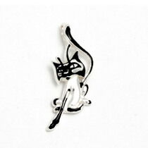 обзорное фото Серебряный подвес Котик 030373 Серебряные подвески обзорное фото Серебряный подвес Котик 030373  Серебряные подвески