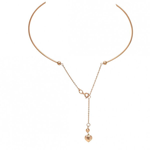 кольє жорсте з сердечком кольє жорсте з сердечком