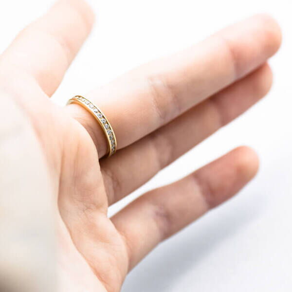 кольцо дорожка из золота