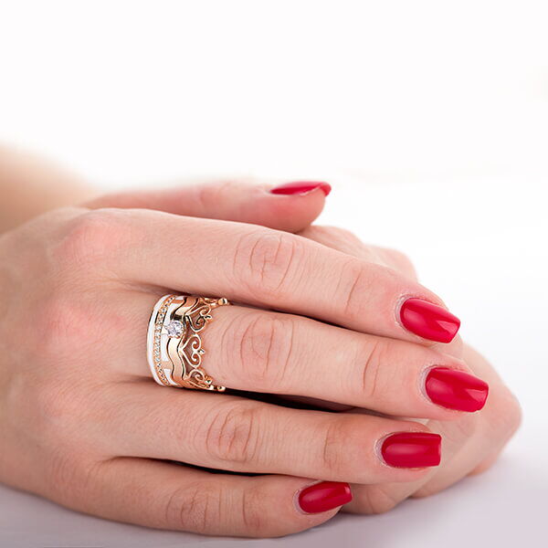 золотое кольцо корона золотое кольцо корона