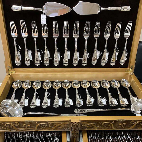 срібні прибори столові срібні прибори столові