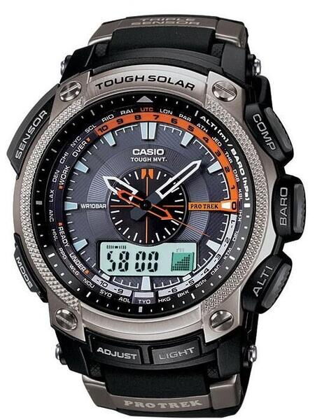 Часы CASIO PRO TREK PRW-5000-1ER (10 217) детальное изображение ювелирного изделия Часы спортивные Часы CASIO PRO TREK PRW-5000-1ER (10 217) детальное изображение ювелирного изделия Часы спортивные