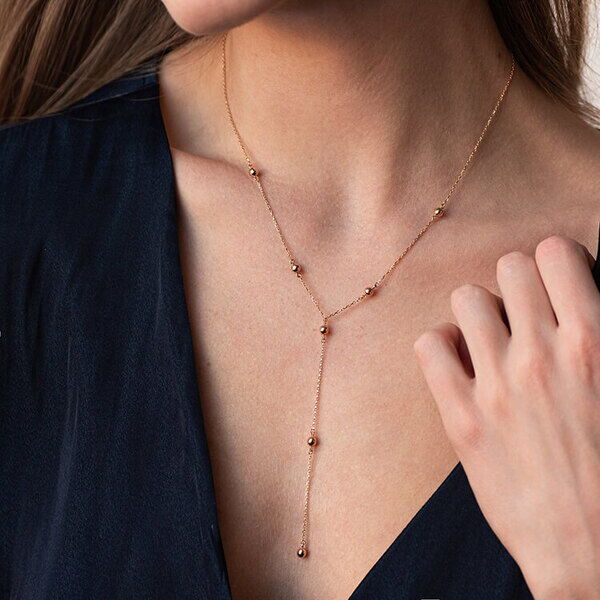 колье в красном золоте колье в красном золоте