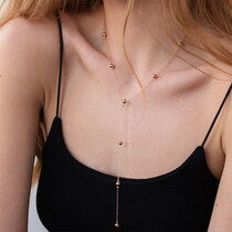 обзорное фото Золотое колье с шариками 2 в 1 Alva DONNA 036050  Золотое колье без камней