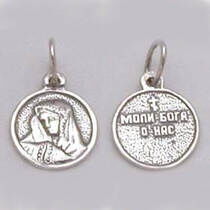 обзорное фото Ладанка серебряная 026652 Серебряные подвески обзорное фото Ладанка серебряная 026652  Серебряные подвески