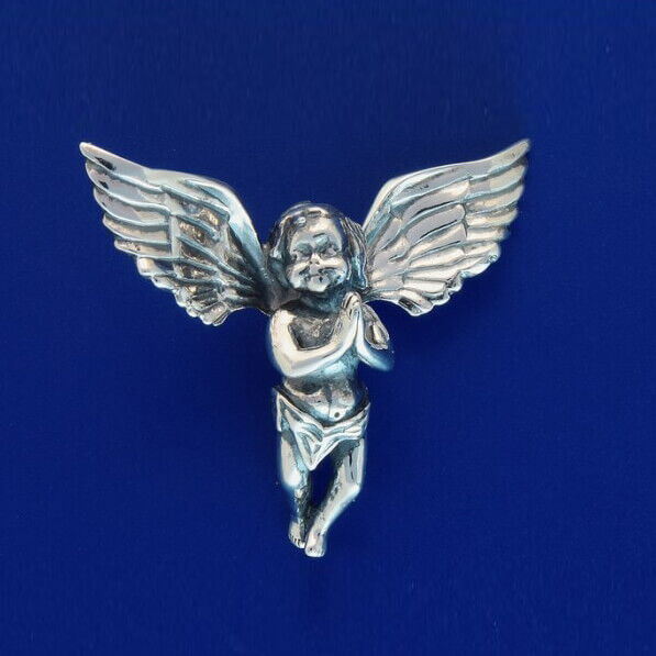 Серебряный подвес Ангелок 026665 детальное изображение ювелирного изделия Серебряные подвески Серебряный подвес Ангелок 026665 детальное изображение ювелирного изделия Серебряные подвески