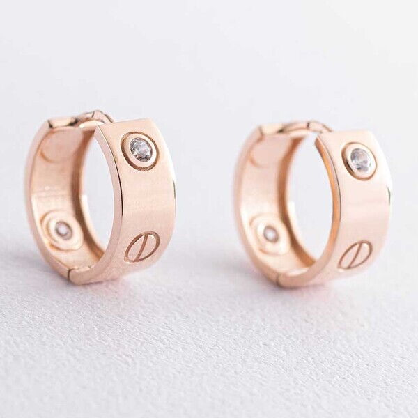 Золотые серьги с фианитом 038412 детальное изображение ювелирного изделия Золотые серьги с фианитом Золотые серьги с фианитом 038412 детальное изображение ювелирного изделия Золотые серьги с фианитом