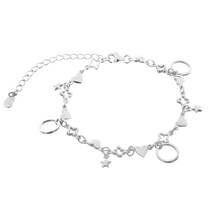 обзорное фото Серебряный браслет без вставок 026882 Серебряные женские браслеты обзорное фото Серебряный браслет без вставок 026882  Серебряные женские браслеты