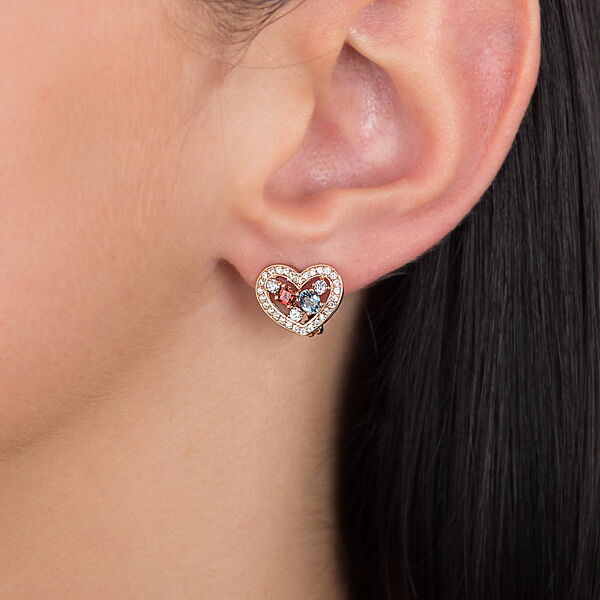 Золоті сережки з топазом 522368 детальне зображення ювелірного виробу