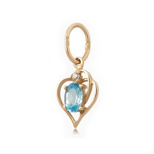 Золотой подвес с топазом 415202 детальное изображение ювелирного изделия Золотые кулоны с топазом Золотой подвес с топазом 415202 детальное изображение ювелирного изделия Золотые кулоны с топазом