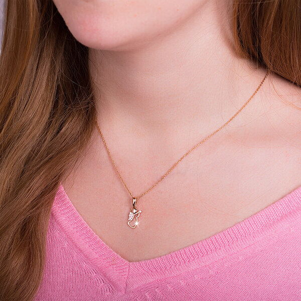 кулон золотой ангелочек кулон золотой ангелочек