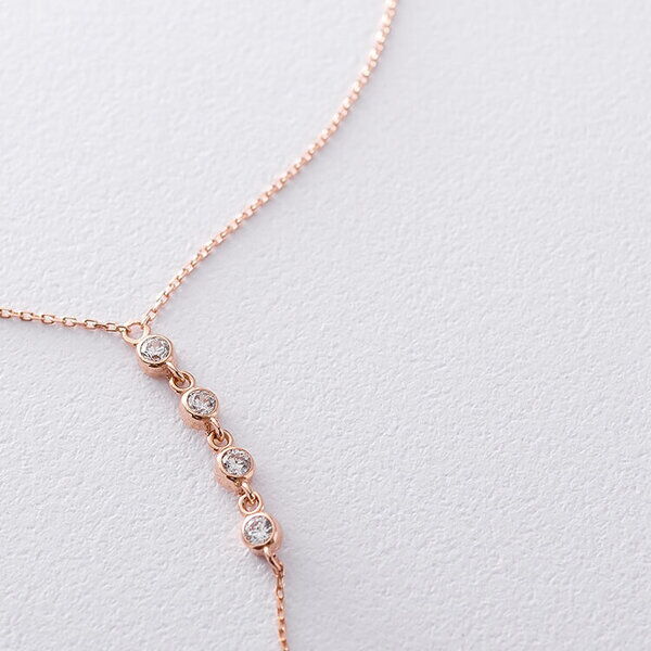 колье золотое на шею