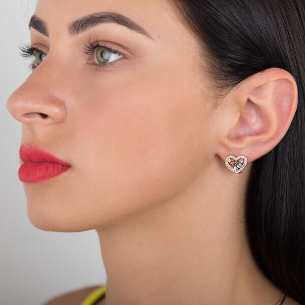 Золоті сережки з топазом 522368 детальне зображення ювелірного виробу