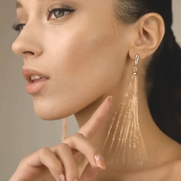 серьги кисточки серьги кисточки