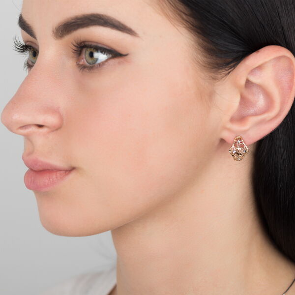 Золотые серьги без вставок Золотые серьги без вставок