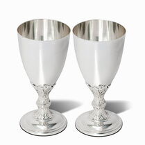 обзорное фото Набор серебряных бокалов для вина Лоренцо 033152 Наборы столового серебра обзорное фото Набор серебряных бокалов для вина Лоренцо 033152  Наборы столового серебра