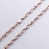 обзорное фото Мужская цепь в красном золоте бнз вставок 039080 Золотые цепочки мужские обзорное фото Мужская цепь в красном золоте бнз вставок 039080  Золотые цепочки мужские