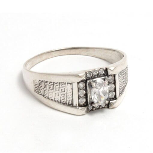 Серебряная печатка 030308 детальное изображение ювелирного изделия Серебряные кольца Серебряная печатка 030308 детальное изображение ювелирного изделия Серебряные кольца