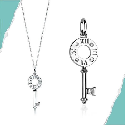 Золотий кулон Ключик з діамантами 031215 детальне зображення ювелірного виробу Золотий кулон Ключик з діамантами 031215 детальне зображення ювелірного виробу