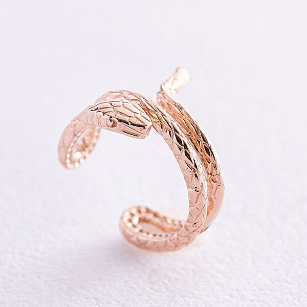 Золотая серьги Каффа Змейка 040648 детальное изображение ювелирного изделия Золотые серьги каффы Золотая серьги Каффа Змейка 040648 детальное изображение ювелирного изделия Золотые серьги каффы