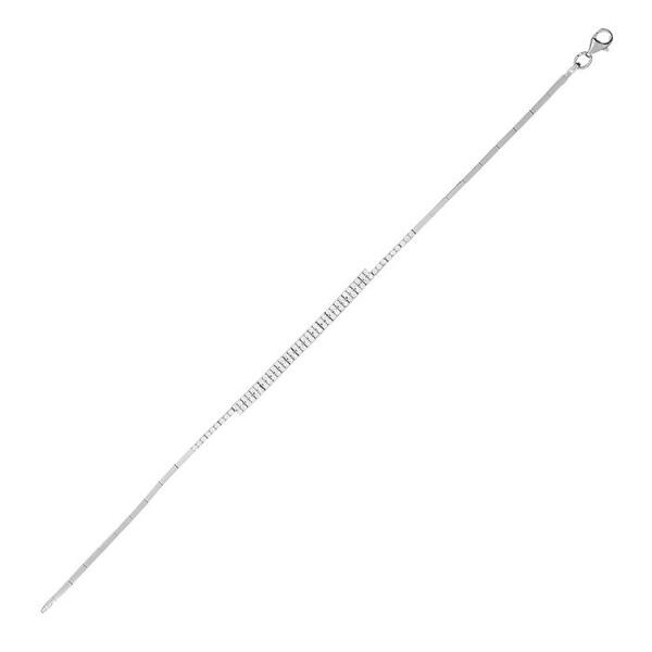 Золотой браслет в белом золоте с дорожкой из фианитов 037234 детальное изображение ювелирного изделия Золотые браслеты с цирконием (фианитами) Золотой браслет в белом золоте с дорожкой из фианитов 037234 детальное изображение ювелирного изделия Золотые браслеты с цирконием (фианитами)