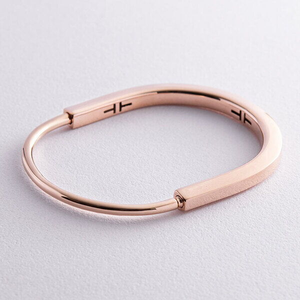 Жесткий браслет в красном золоте 585 проба 037979 детальное изображение ювелирного изделия Жесткие браслеты из золота Жесткий браслет в красном золоте 585 проба 037979 детальное изображение ювелирного изделия Жесткие браслеты из золота