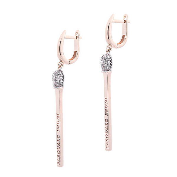 Золотые серьги с английским замком Спички Золотые серьги с английским замком Спички