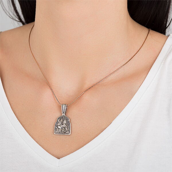 серебряная ладанка масивная серебряная ладанка масивная