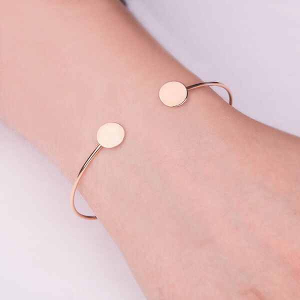 Золотий браслет з глянцевими монетками 038517 детальне зображення ювелірного виробу Золотий браслет з глянцевими монетками 038517 детальне зображення ювелірного виробу