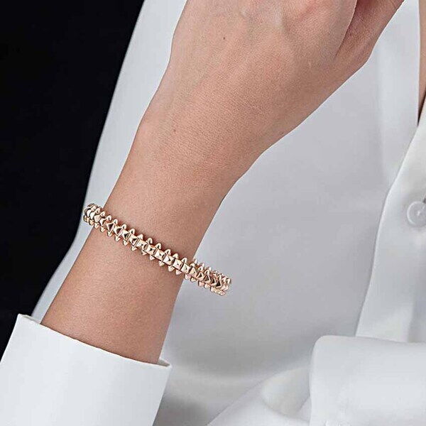 Браслет "Тереза" в червоному золоті 038502 детальне зображення ювелірного виробу