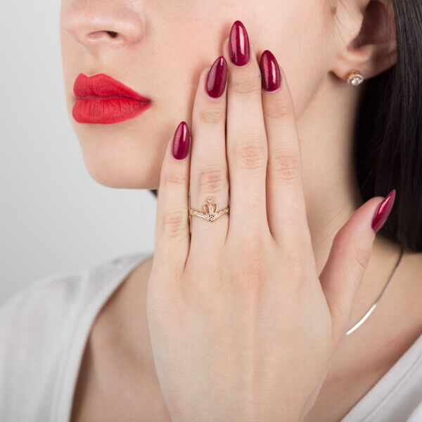 Кольцо корона золотое.Фото Кольцо корона золотое.Фото