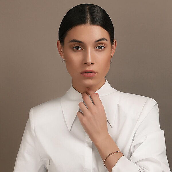 золотой браслет кольцо