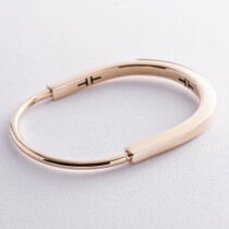 обзорное фото Жесткий браслет Lock в желтом золоте 038466 Жесткие браслеты из золота обзорное фото Жесткий браслет Lock в желтом золоте 038466  Жесткие браслеты из золота