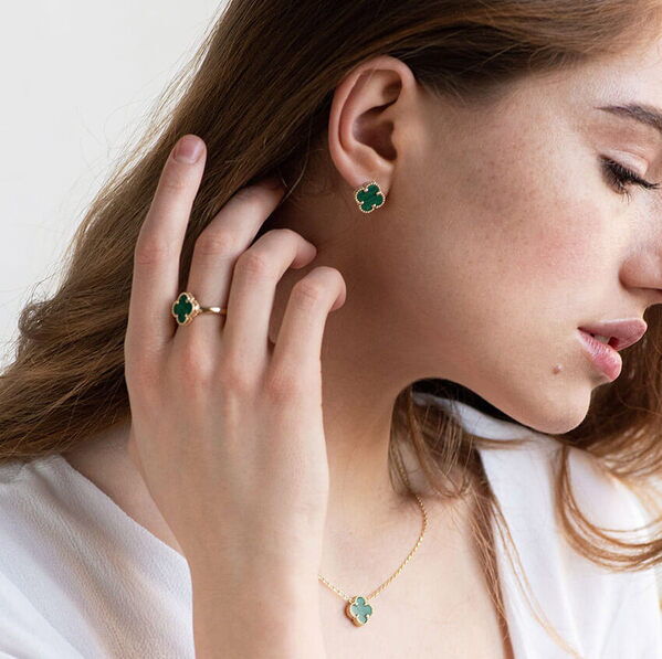 серьги малахит серьги малахит