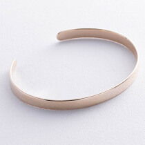 обзорное фото Жесткий браслет в желтом золоте 038475 Жесткие браслеты из золота обзорное фото Жесткий браслет в желтом золоте 038475  Жесткие браслеты из золота