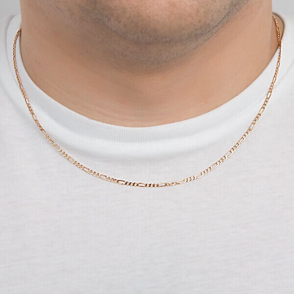 Золотий ланцюг Фігаро 13103 детальне зображення ювелірного виробу