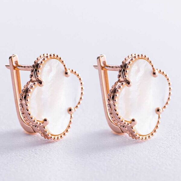 сережки клевер сережки клевер