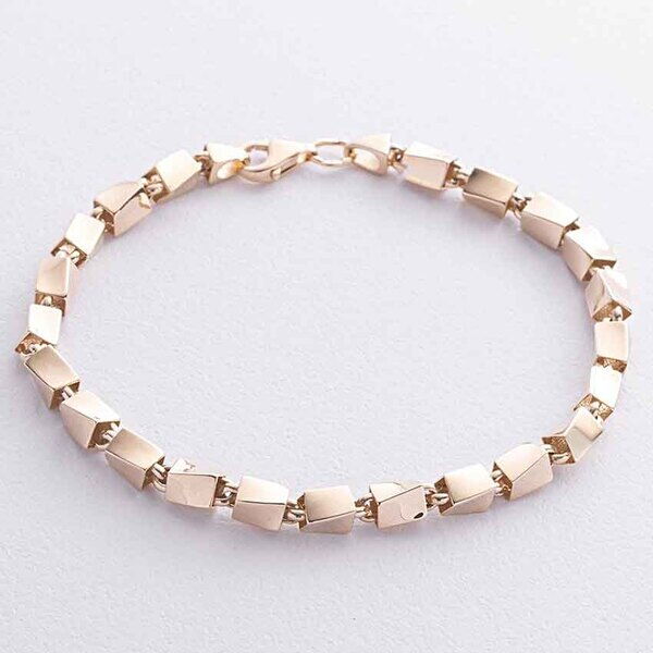 Браслет в геометрическом стиле Шерон в желтом золоте 039052 детальное изображение ювелирного изделия Золотые браслеты без камней Браслет в геометрическом стиле Шерон в желтом золоте 039052 детальное изображение ювелирного изделия Золотые браслеты без камней