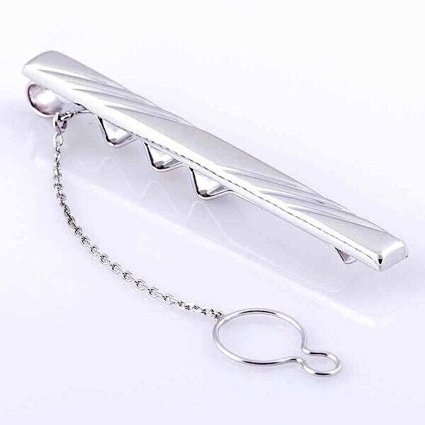 Зажим для галстука из родированного белого золота 033021 детальное изображение ювелирного изделия Зажимы для галстука золотые Зажим для галстука из родированного белого золота 033021 детальное изображение ювелирного изделия Зажимы для галстука золотые