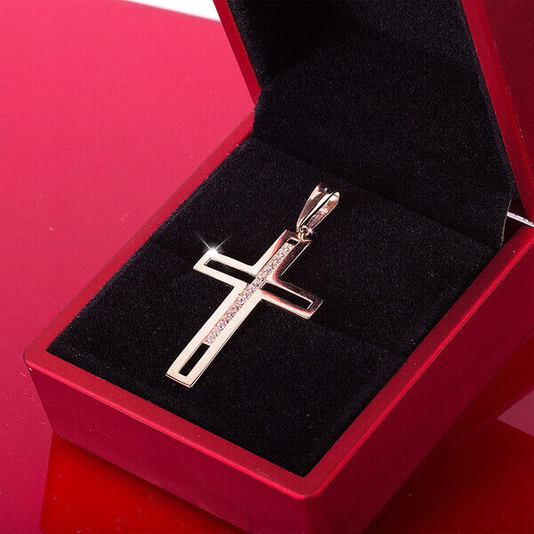 золотой крестик с фианитами золотой крестик с фианитами