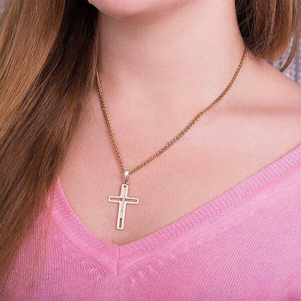 крестик декоративный из золота крестик декоративный из золота