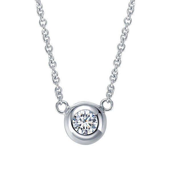 Кольє з діамантом в білому кольорі з платини 039216 детальне зображення ювелірного виробу Кольє з діамантом в білому кольорі з платини 039216 детальне зображення ювелірного виробу