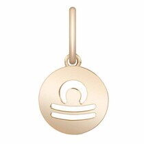 обзорное фото Золотая подвеска знак зодиака Весы 038545 Золотые подвески знаки зодиака обзорное фото Золотая подвеска знак зодиака Весы 038545  Золотые подвески знаки зодиака