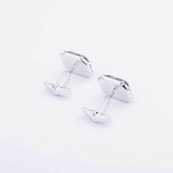 Запонки в белом золоте с чернением 025230 Запонки в белом золоте с чернением 025230